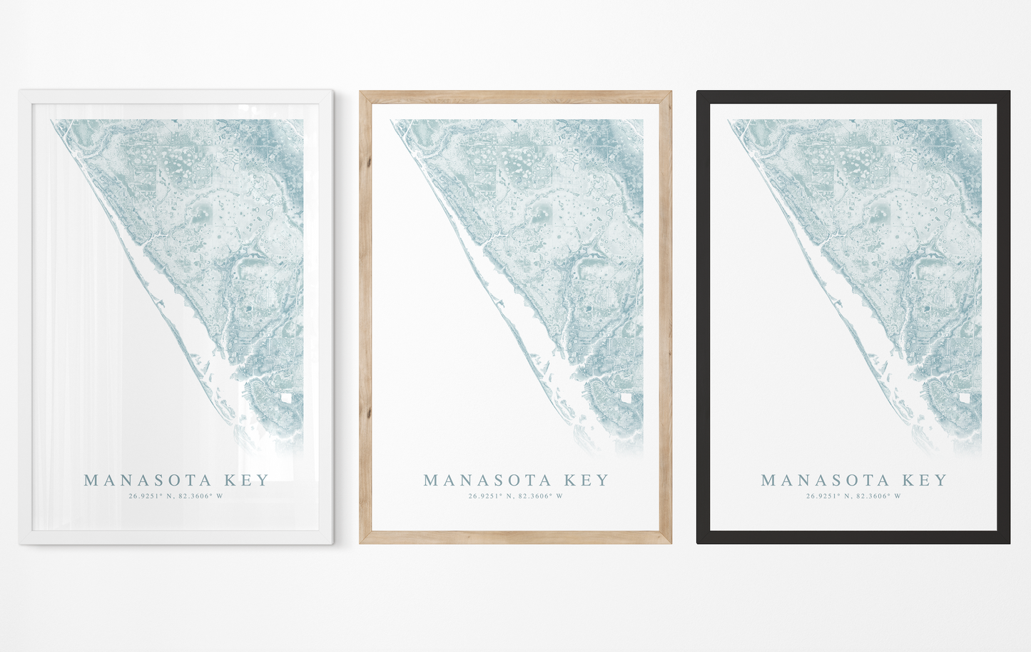 Manasota Key Map Print