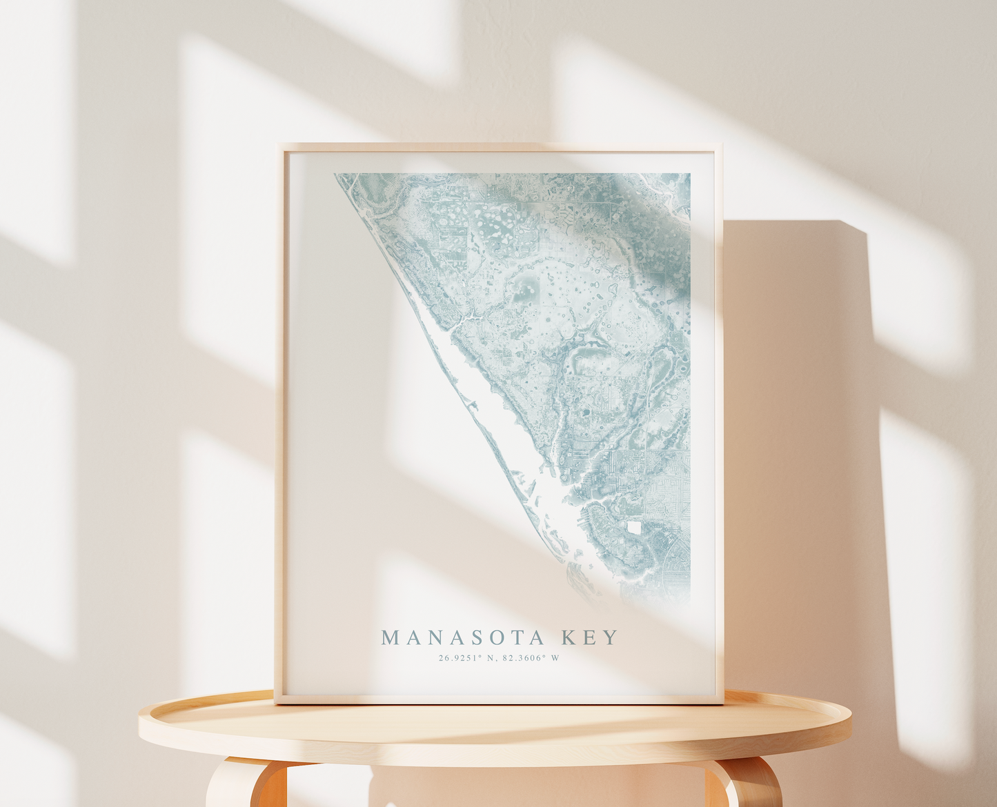 Manasota Key Map Print