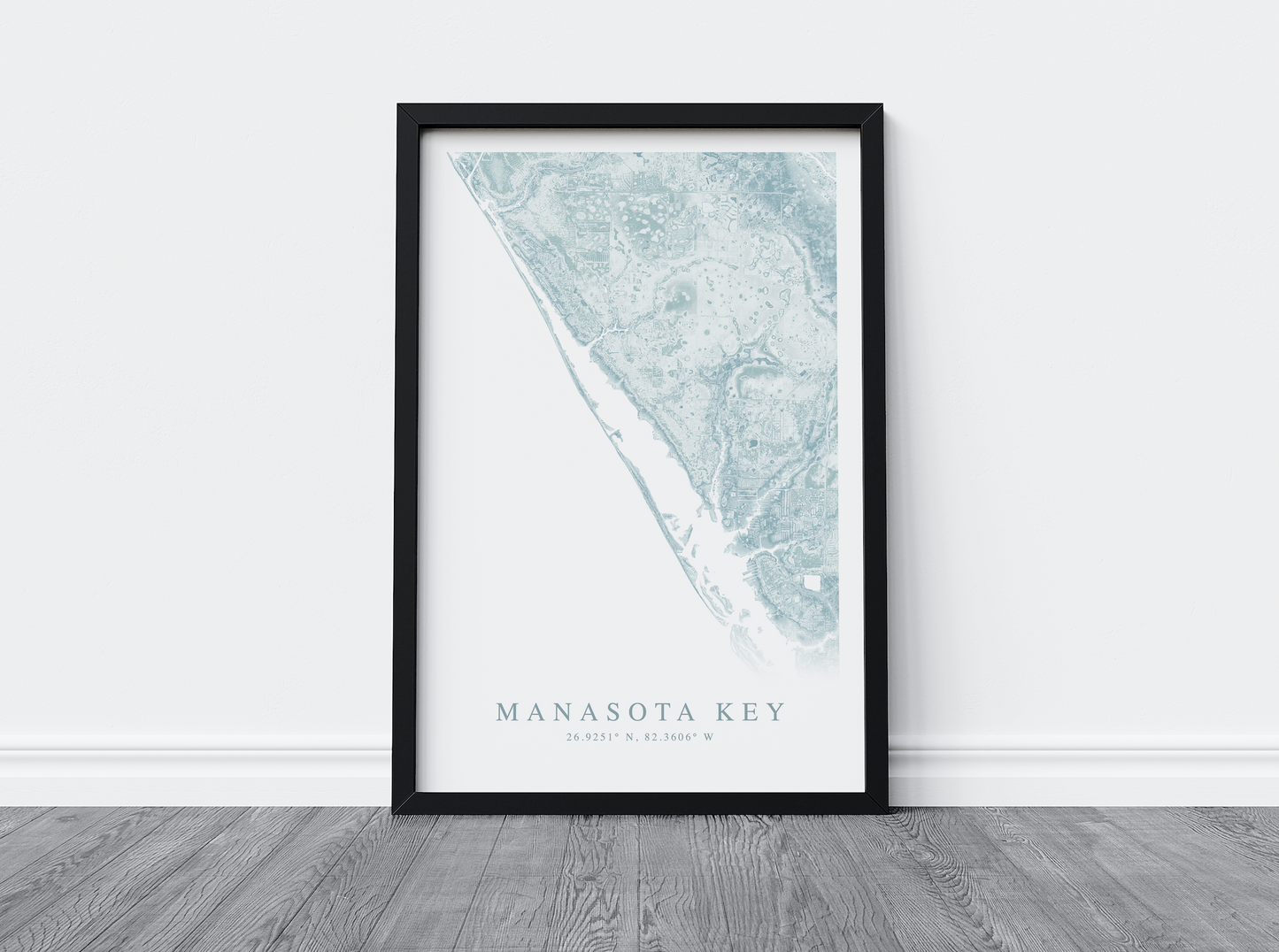 Manasota Key Map Print