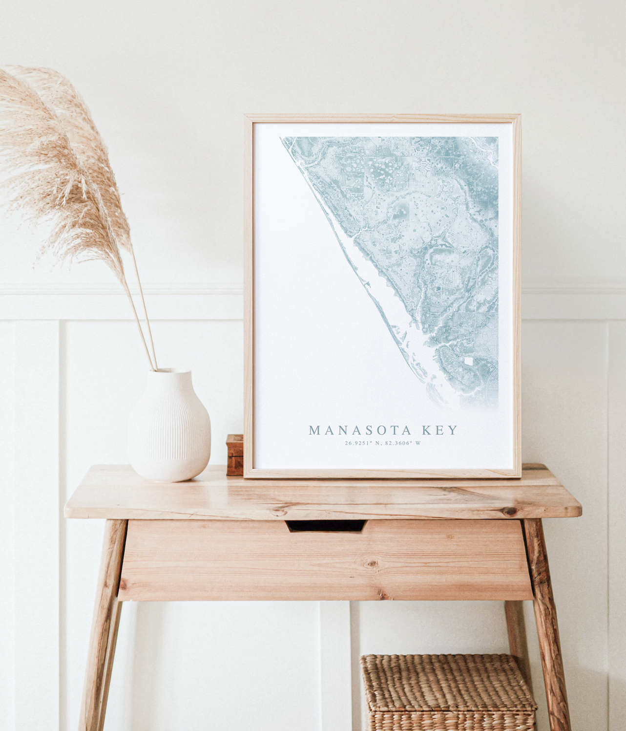 Manasota Key Map Print