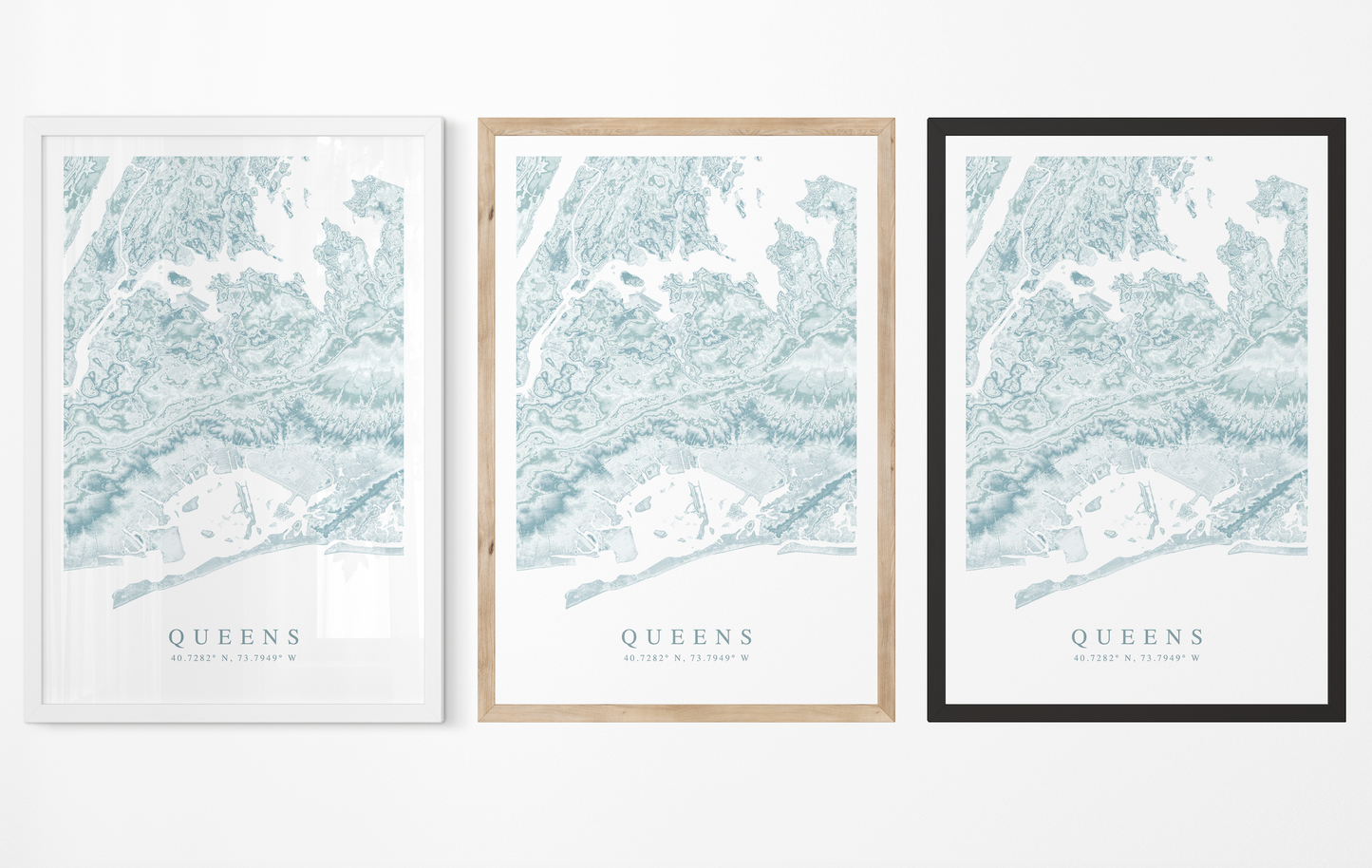 Queens Map Print