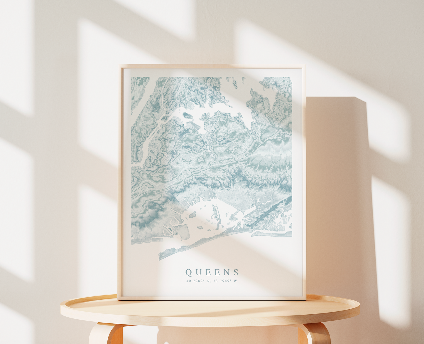 Queens Map Print