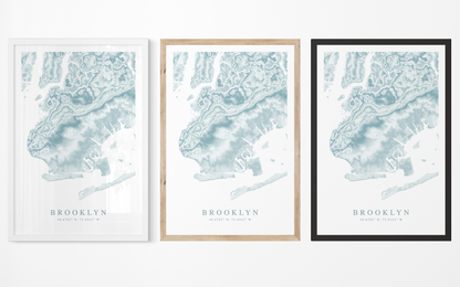 Brooklyn Map Print