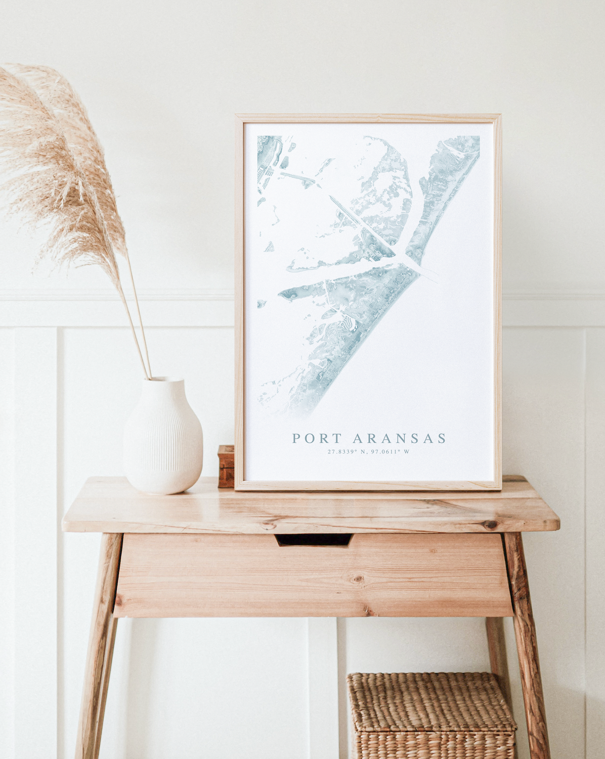 Port Aransas Map Print