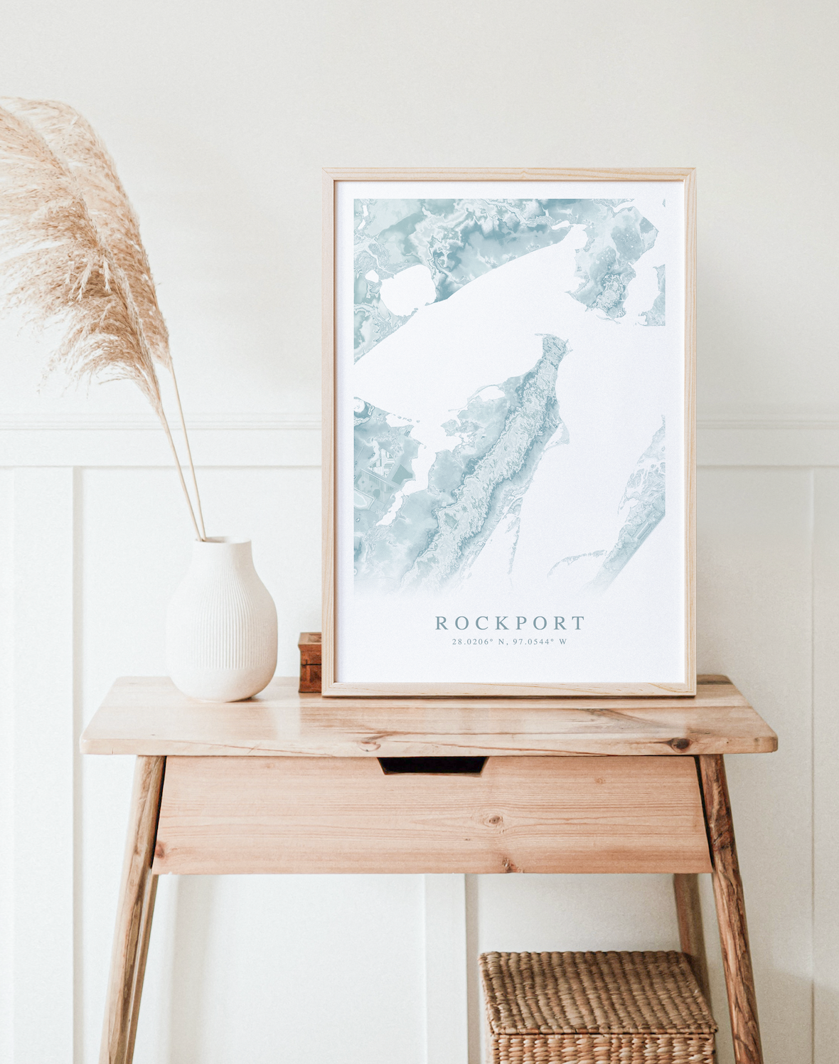 Rockport TX Map Print