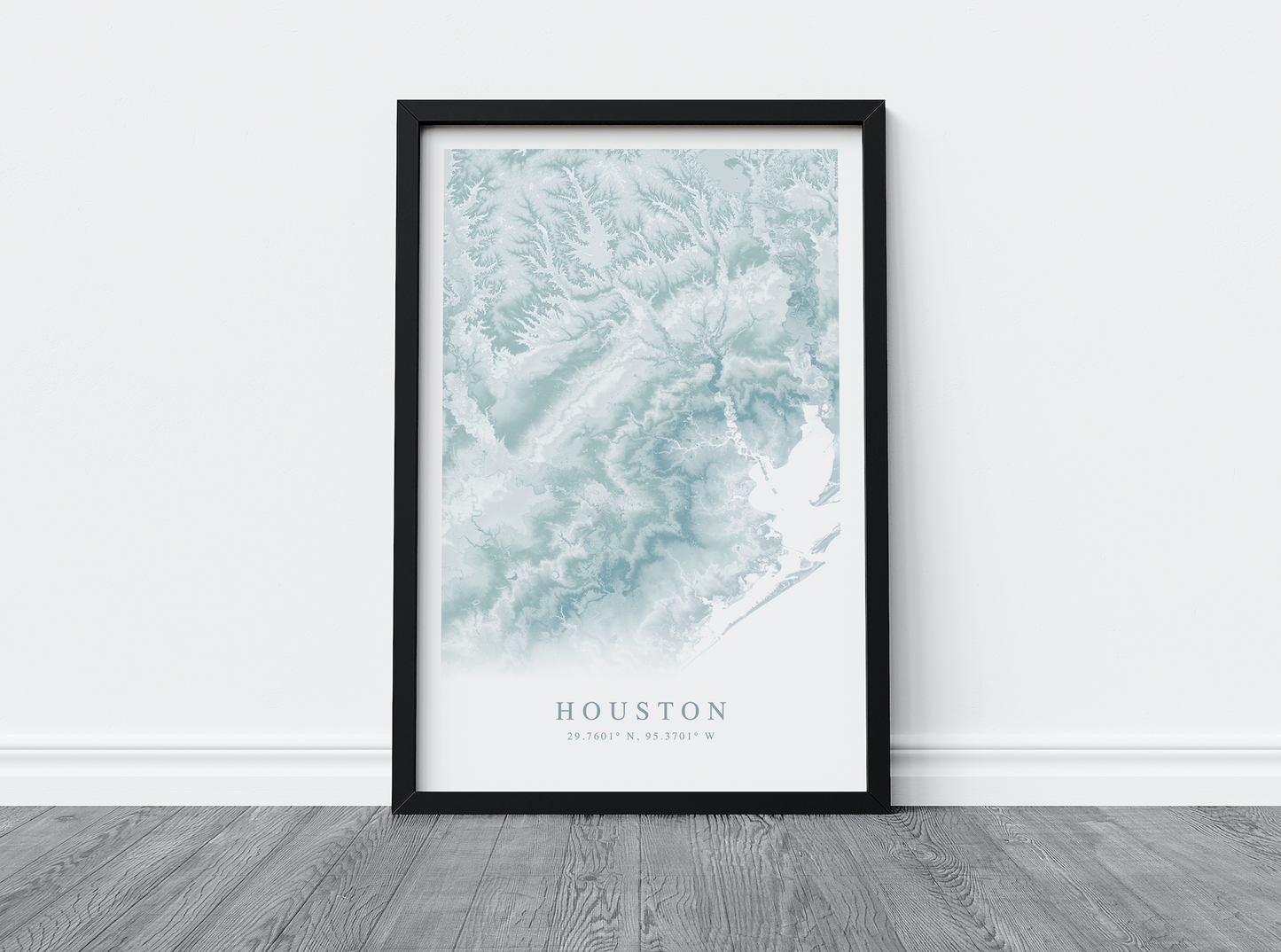 Houston Map Print