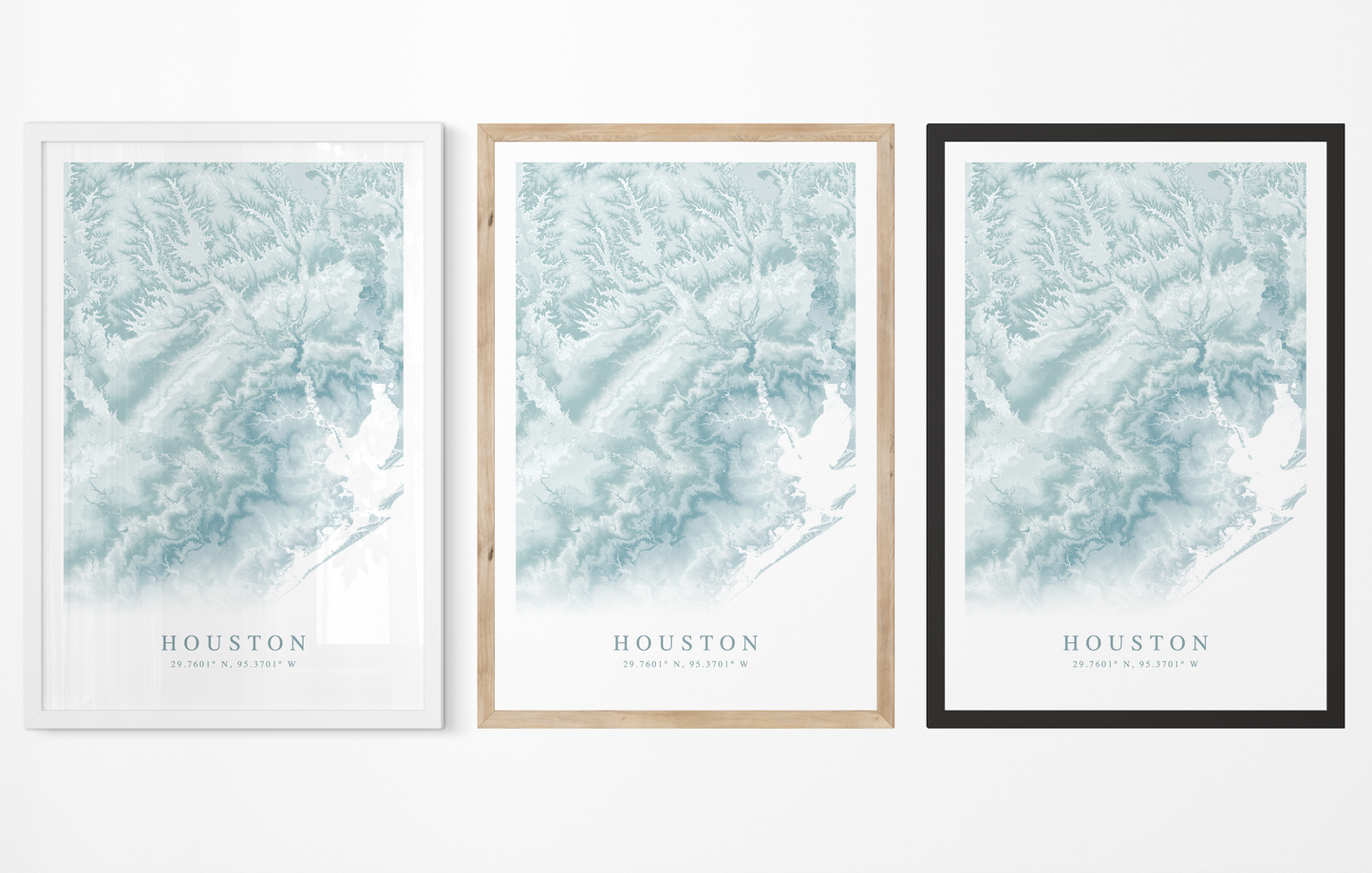 Houston Map Print