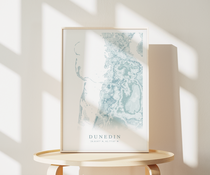 Dunedin Map Print