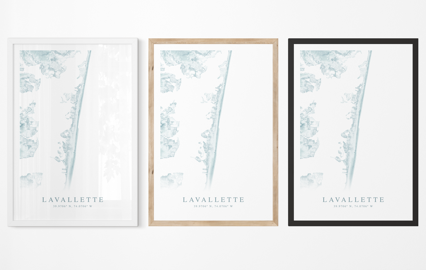 Lavallette Map Print