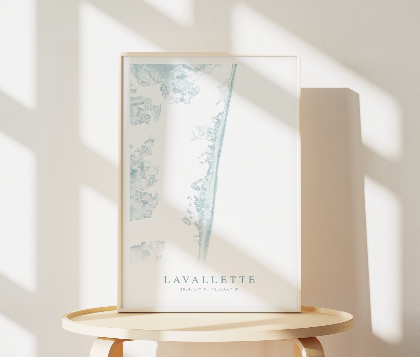 Lavallette Map Print