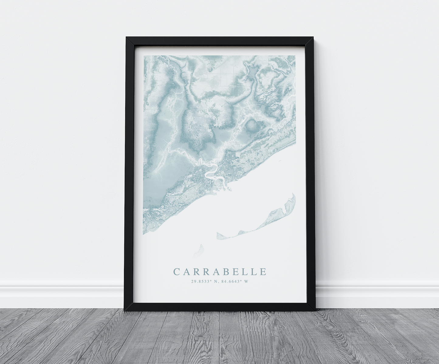 Carrabelle Map Print