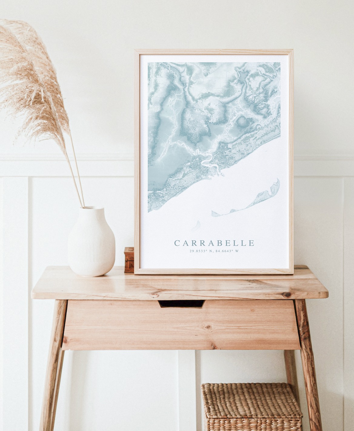 Carrabelle Map Print