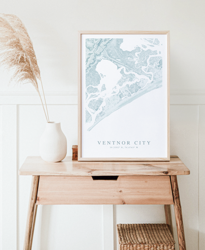 Ventnor City Map Print