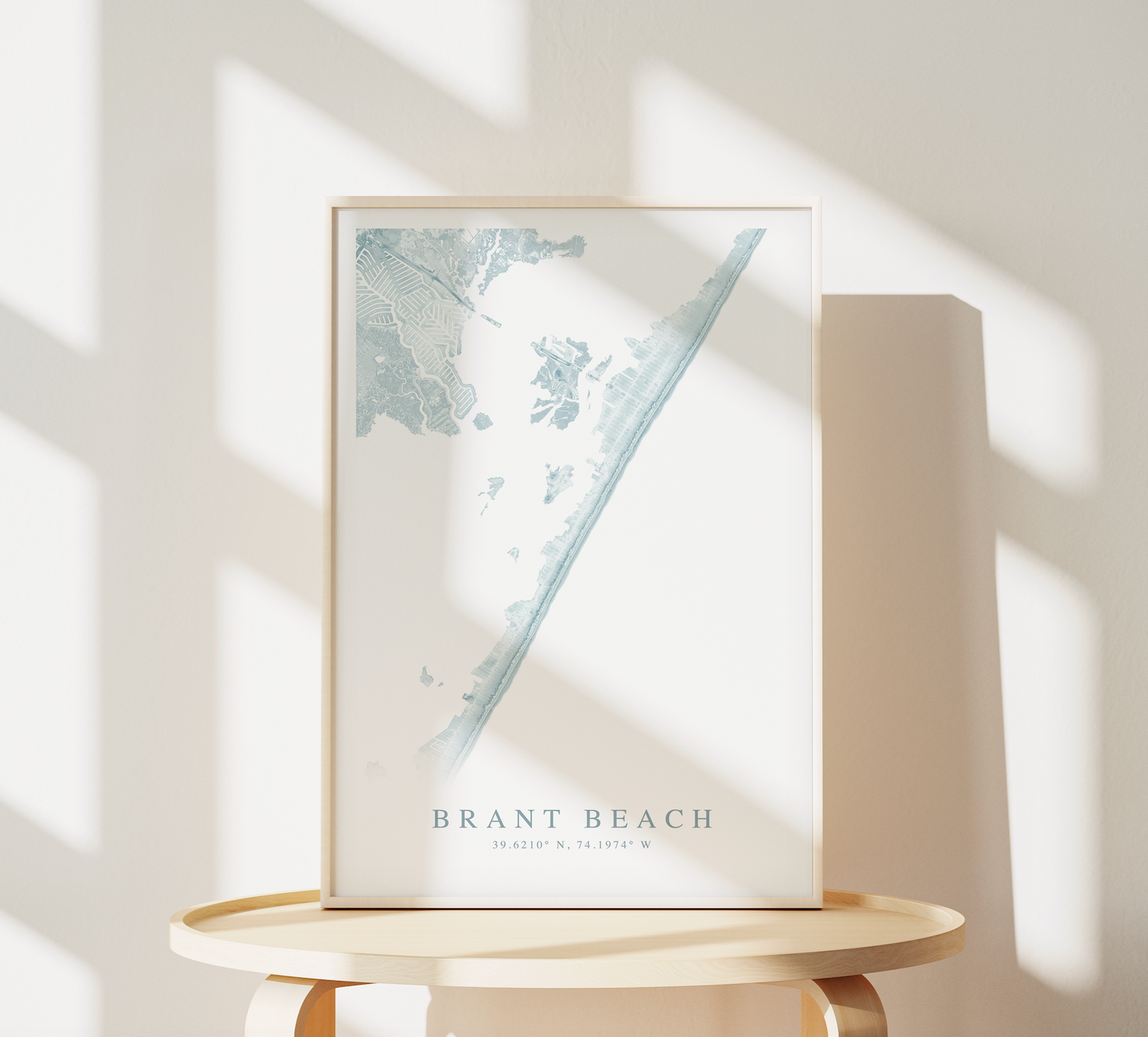 Brant Beach Map Print