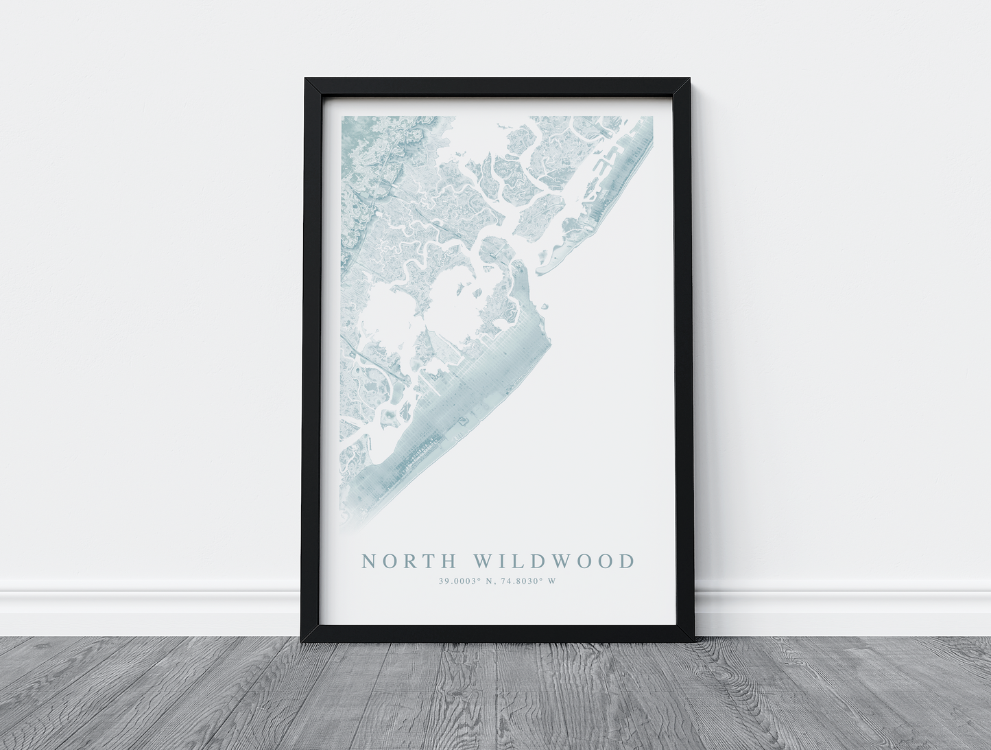 North Wildwood Map Print