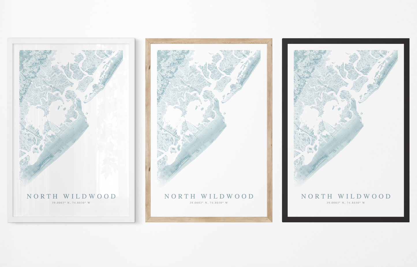 North Wildwood Map Print