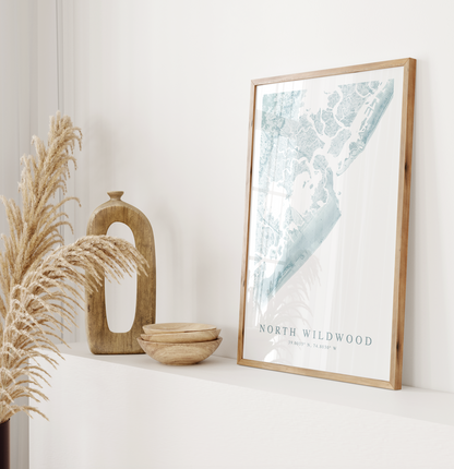 North Wildwood Map Print