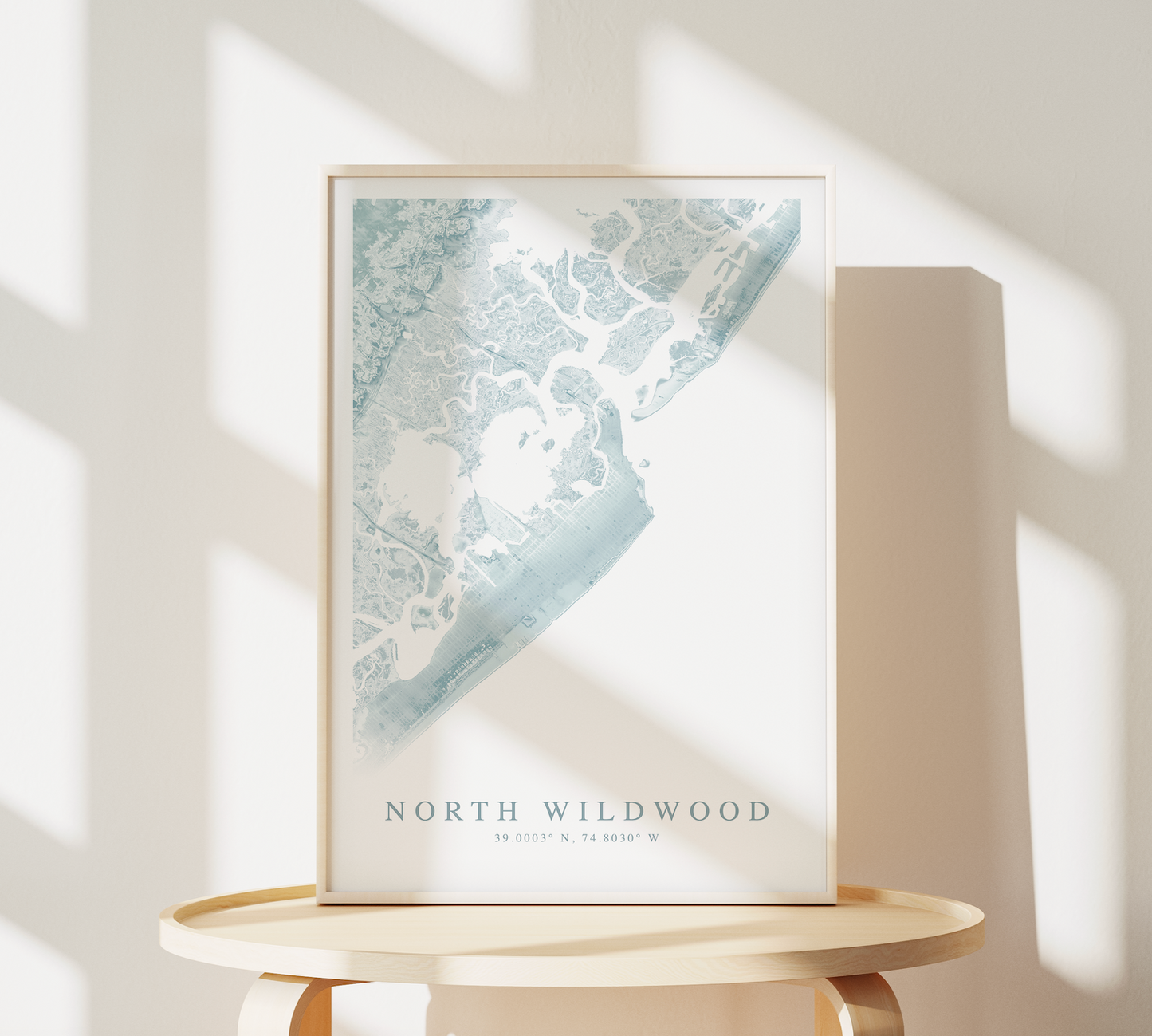 North Wildwood Map Print