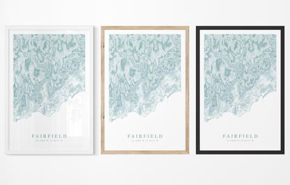 Fairfield Map Print