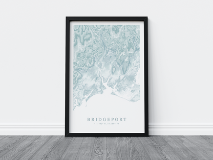 Bridgeport Map Print