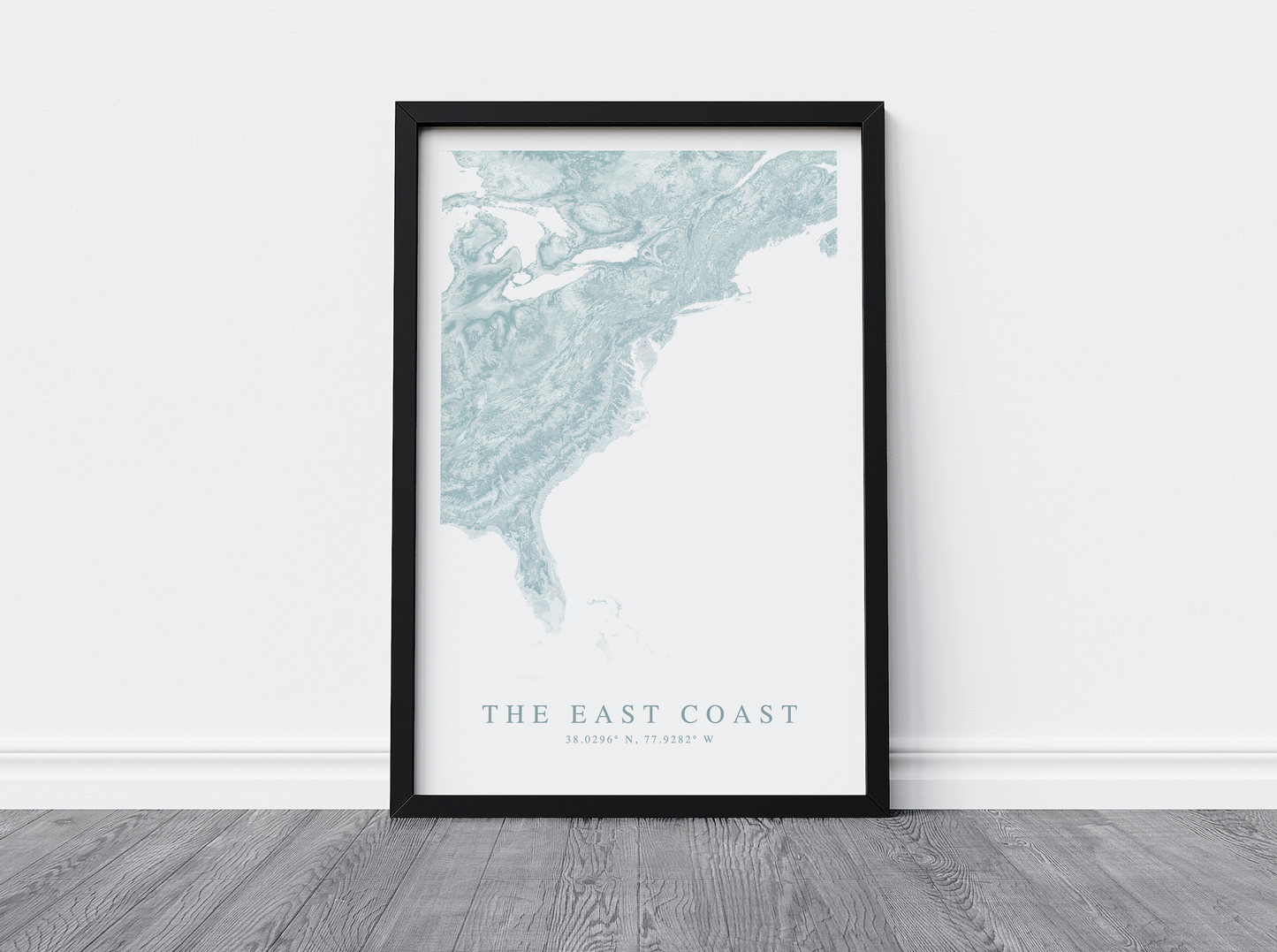 East Coast (USA) Map Print