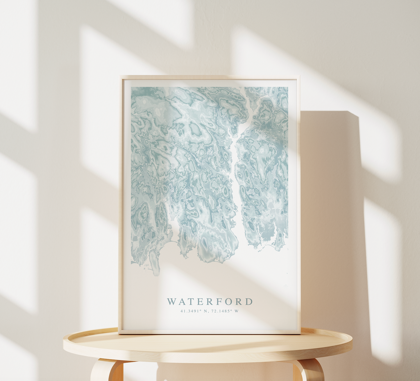 Waterford CT Map Print