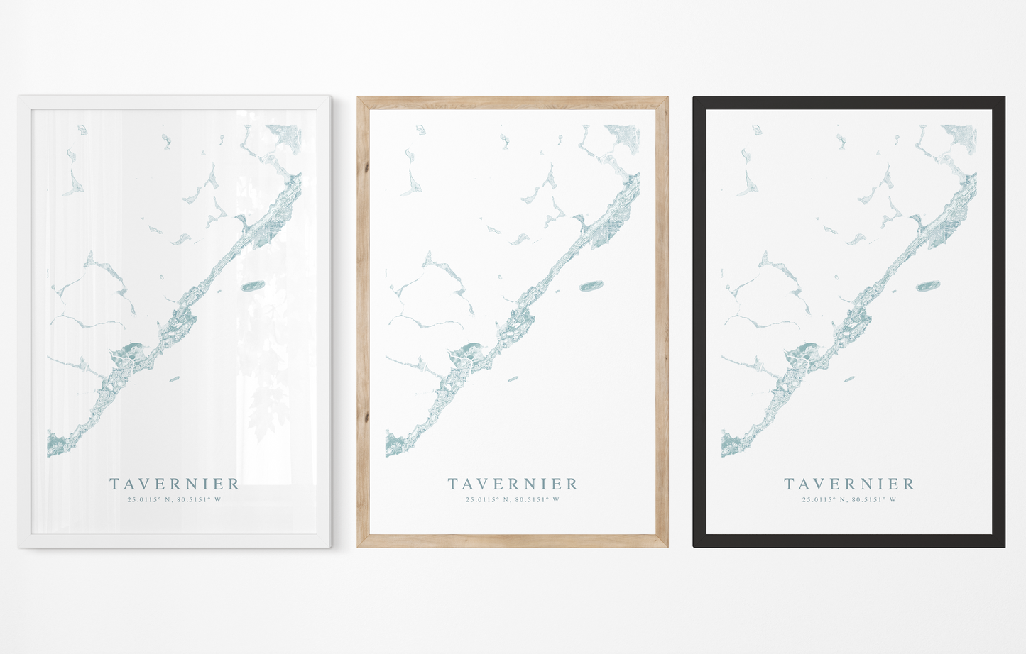 Tavernier Map Print