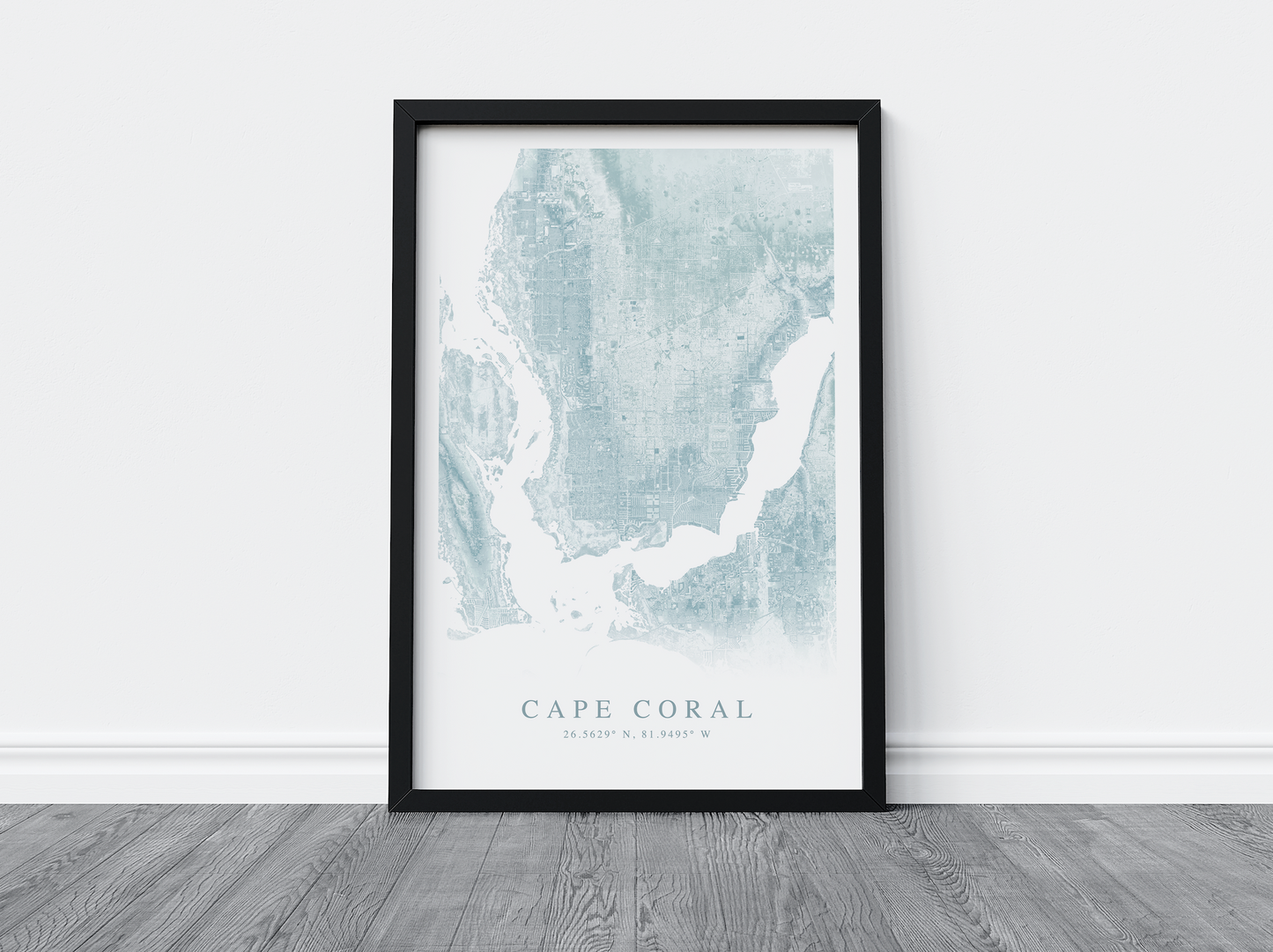 Cape Coral Map Print