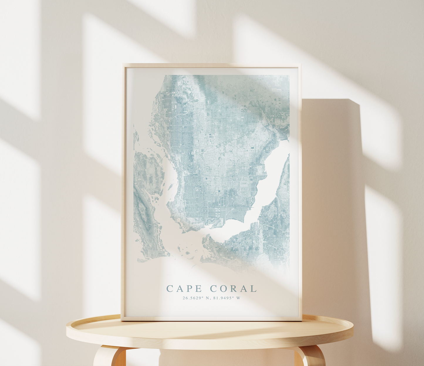 Cape Coral Map Print