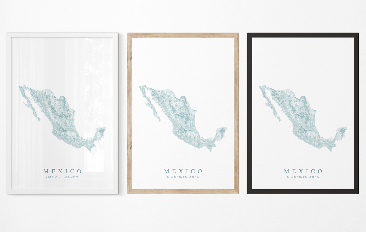 Mexico Map Print