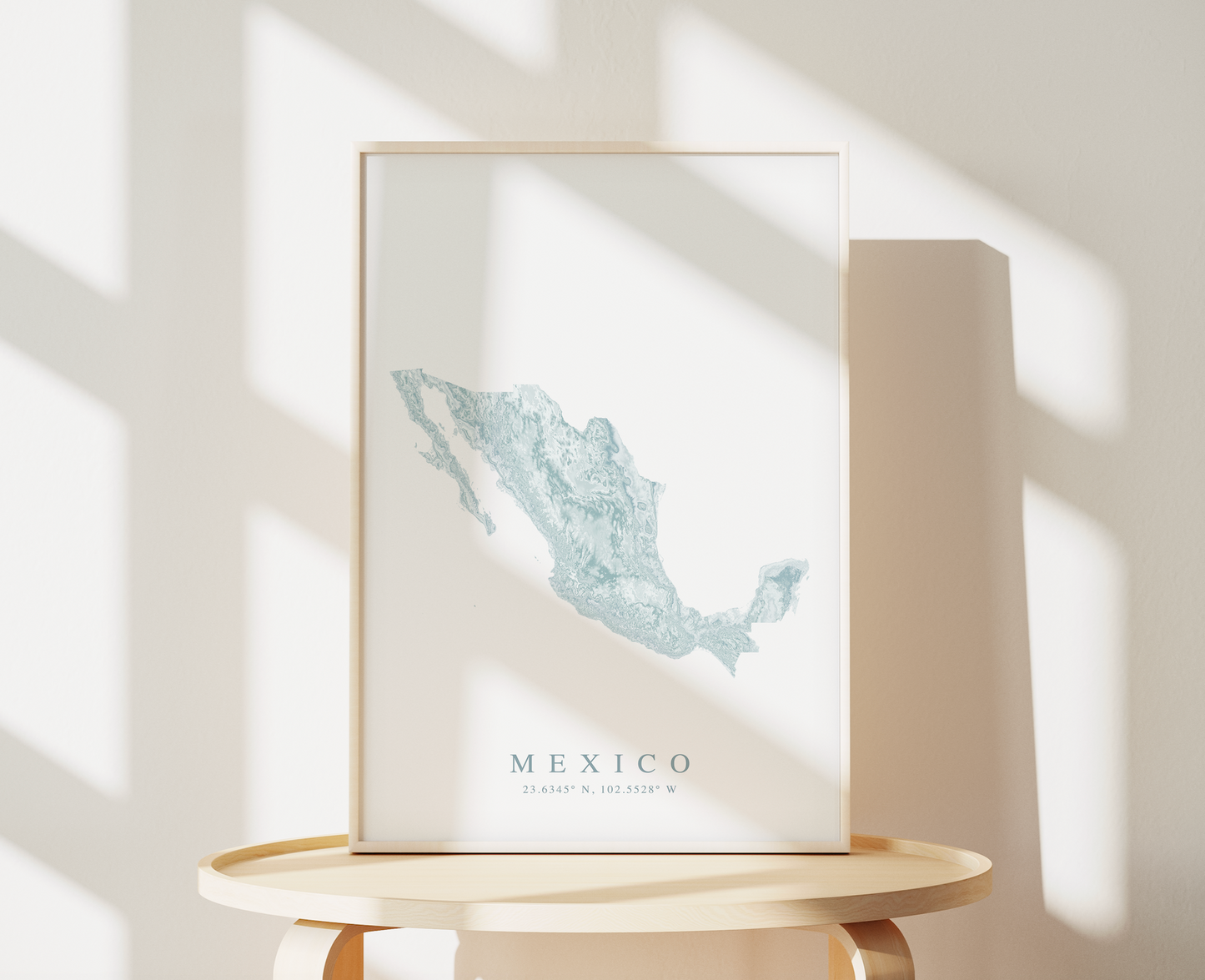 Mexico Map Print