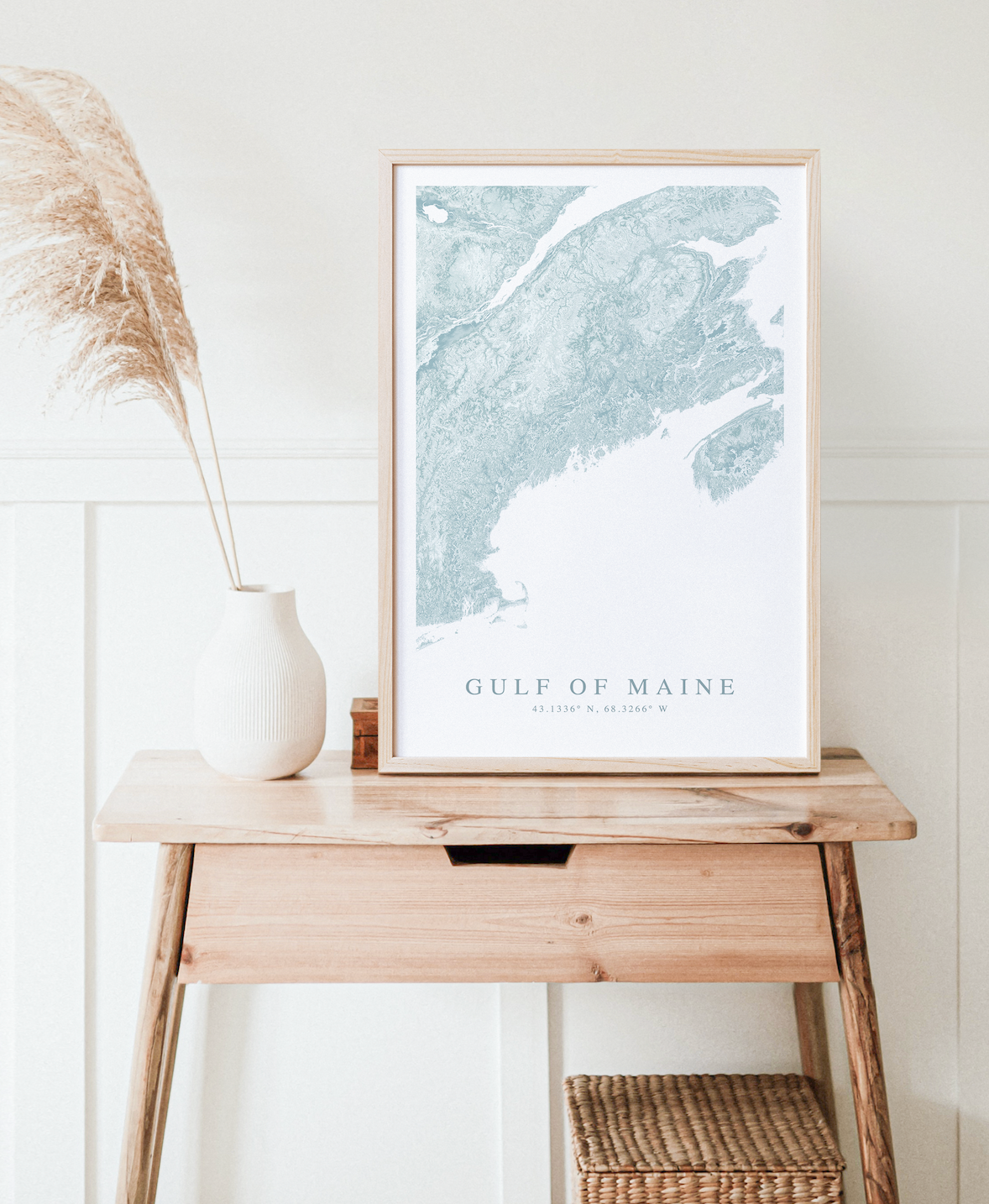 Gulf of Maine Map Print