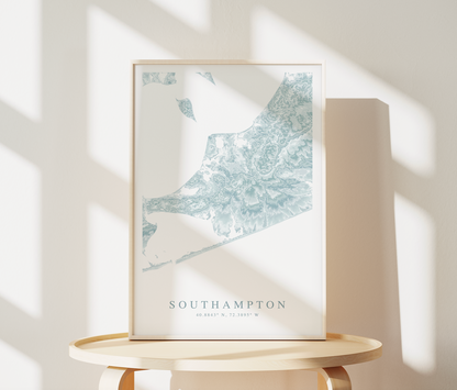 Southampton NY Map Print