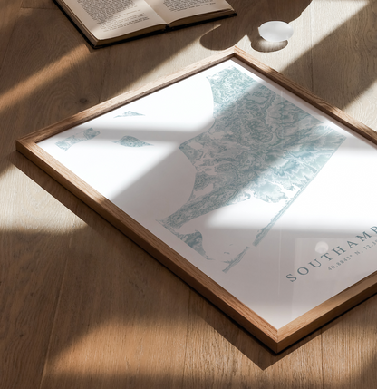 Southampton NY Map Print