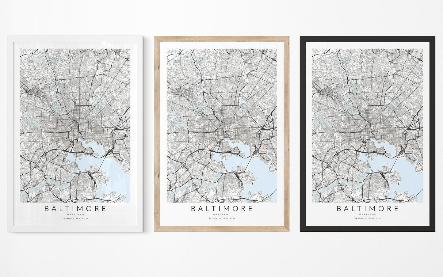 Baltimore Map Print