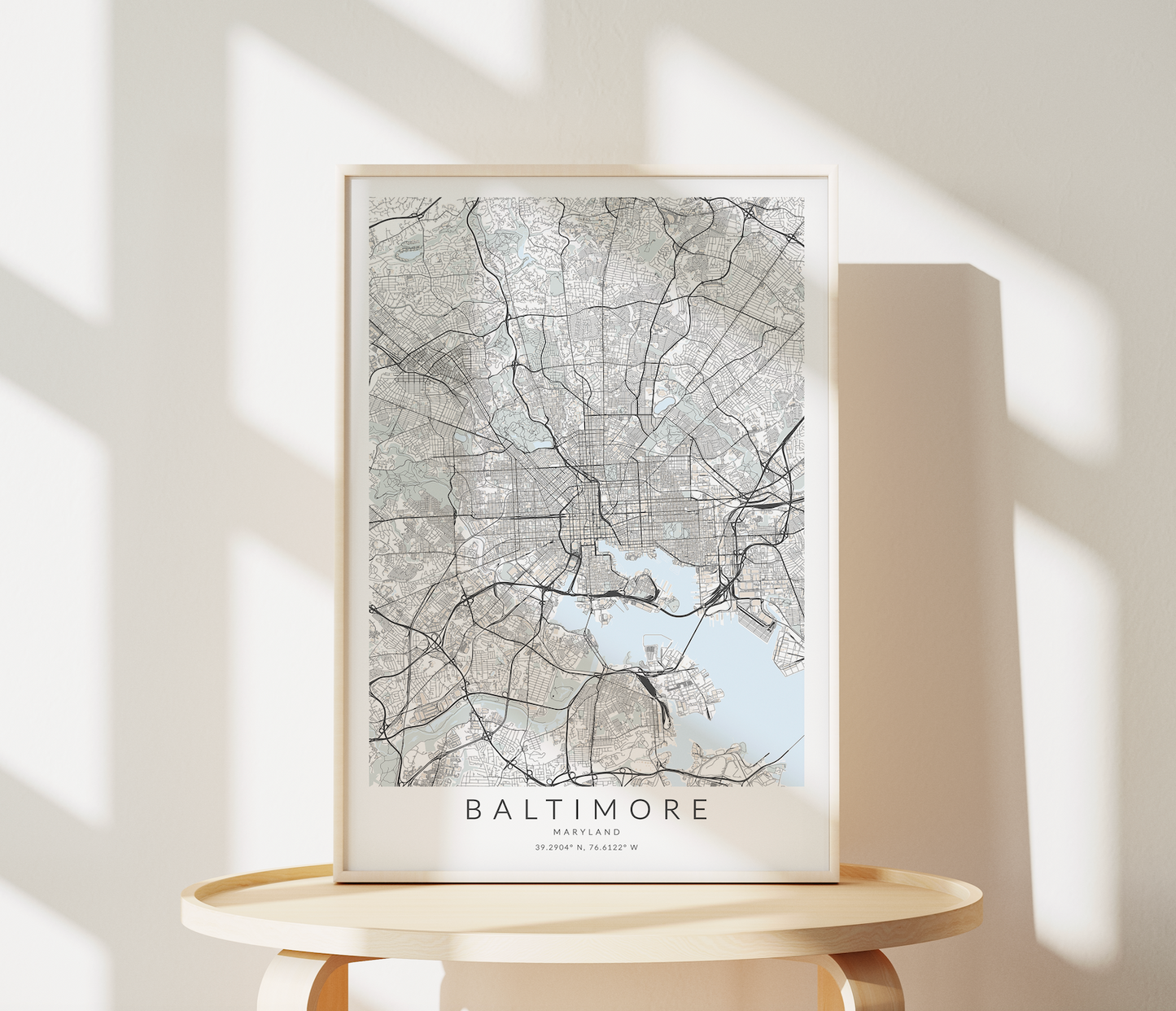 Baltimore Map Print