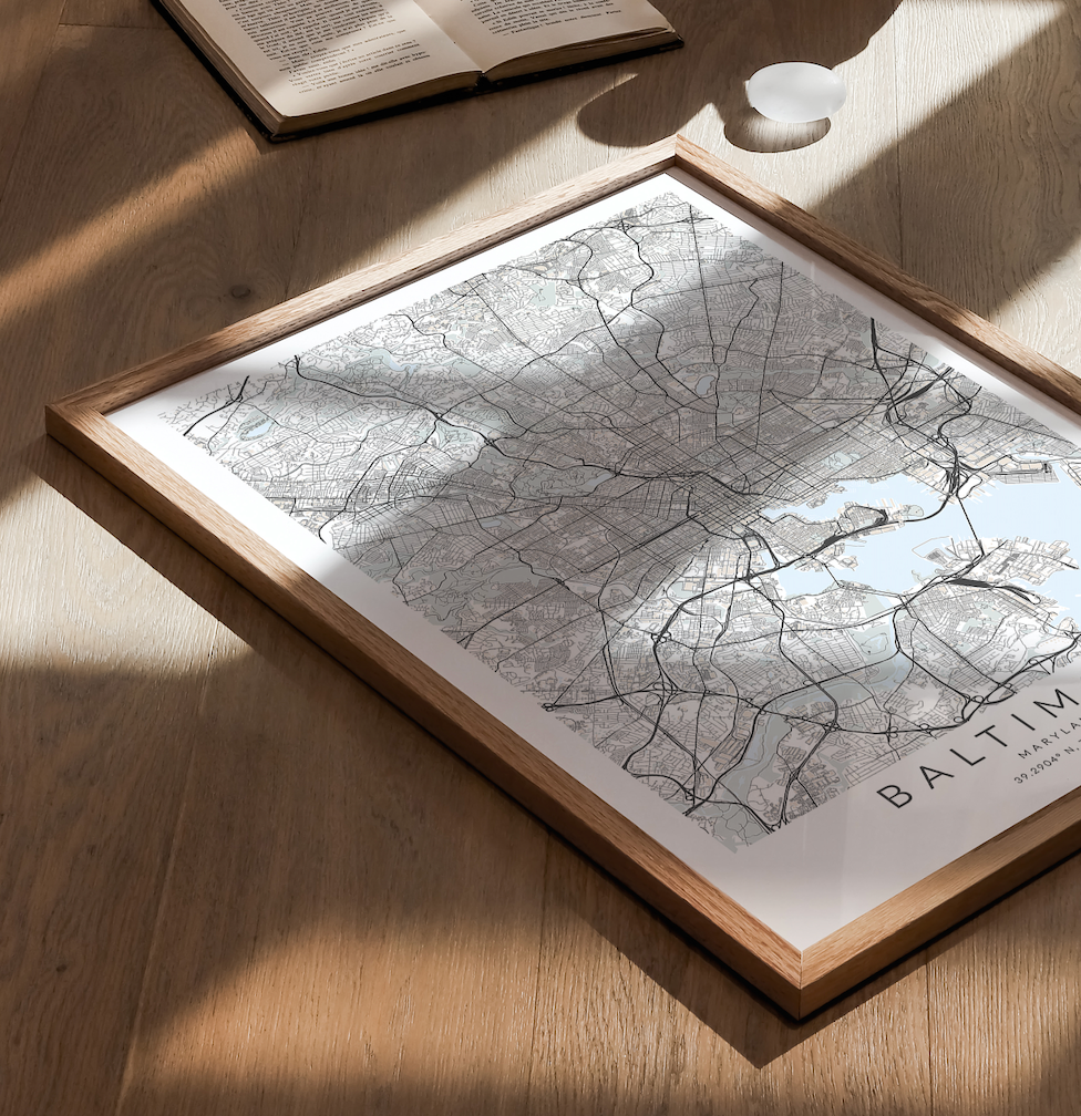 Baltimore Map Print