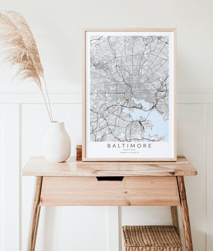 Baltimore Map Print