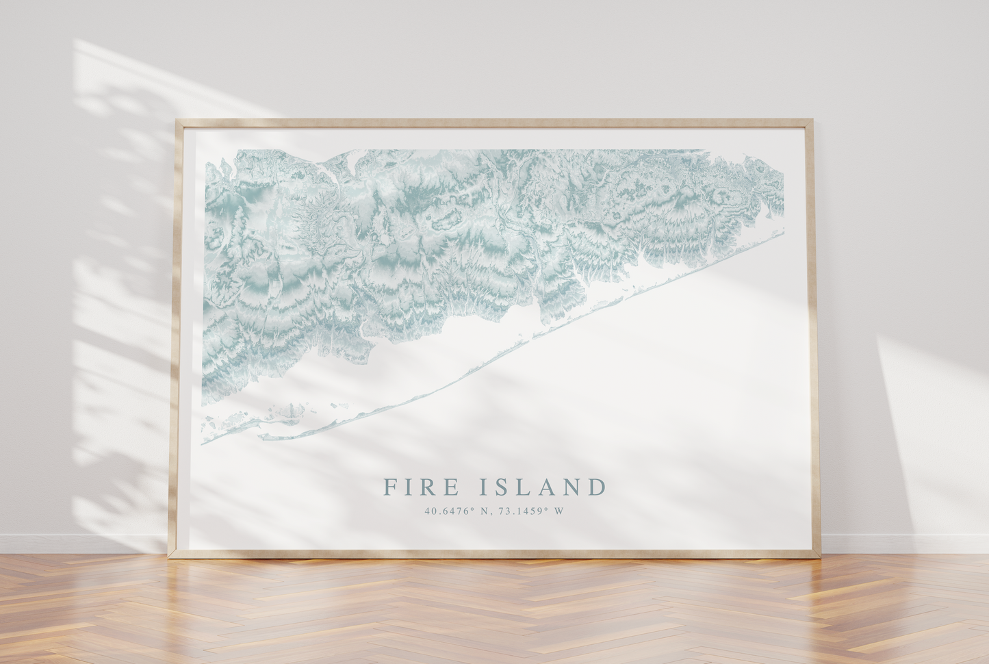 Fire Island Map Print