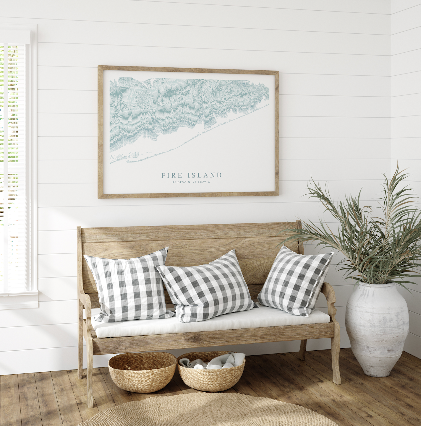 Fire Island Map Print