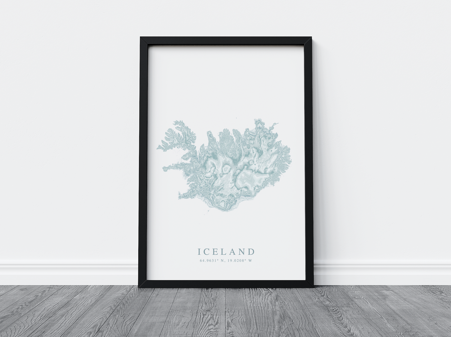 Iceland Map Print