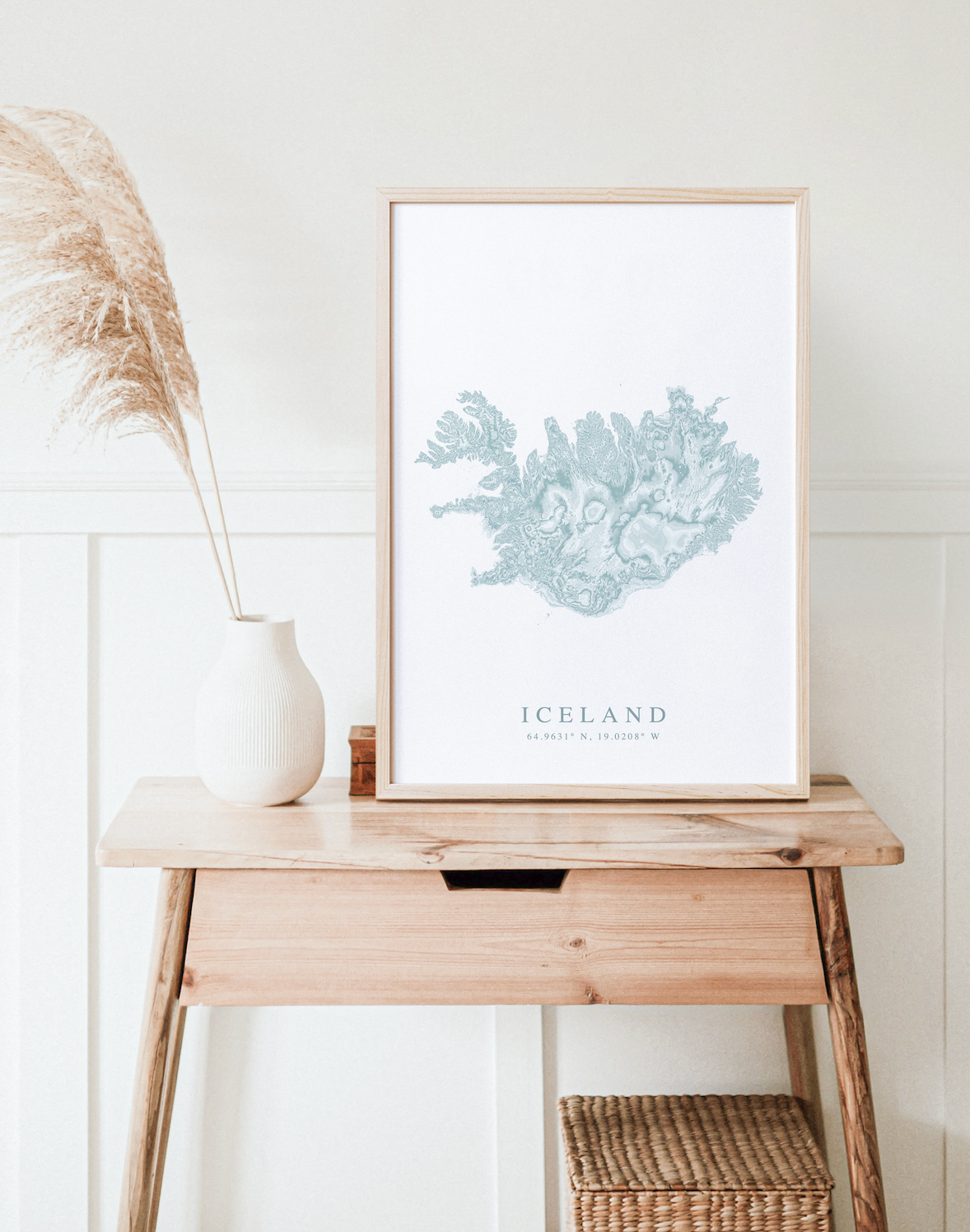 Iceland Map Print