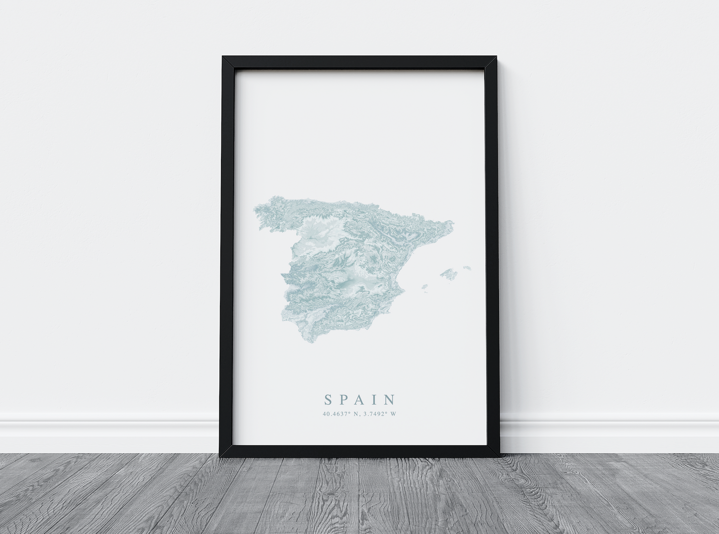 Spain Map Print