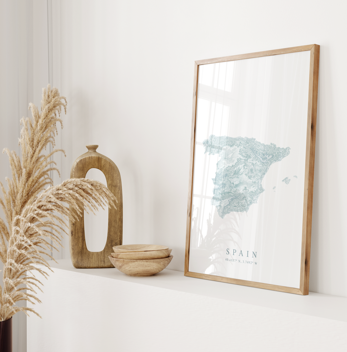 Spain Map Print