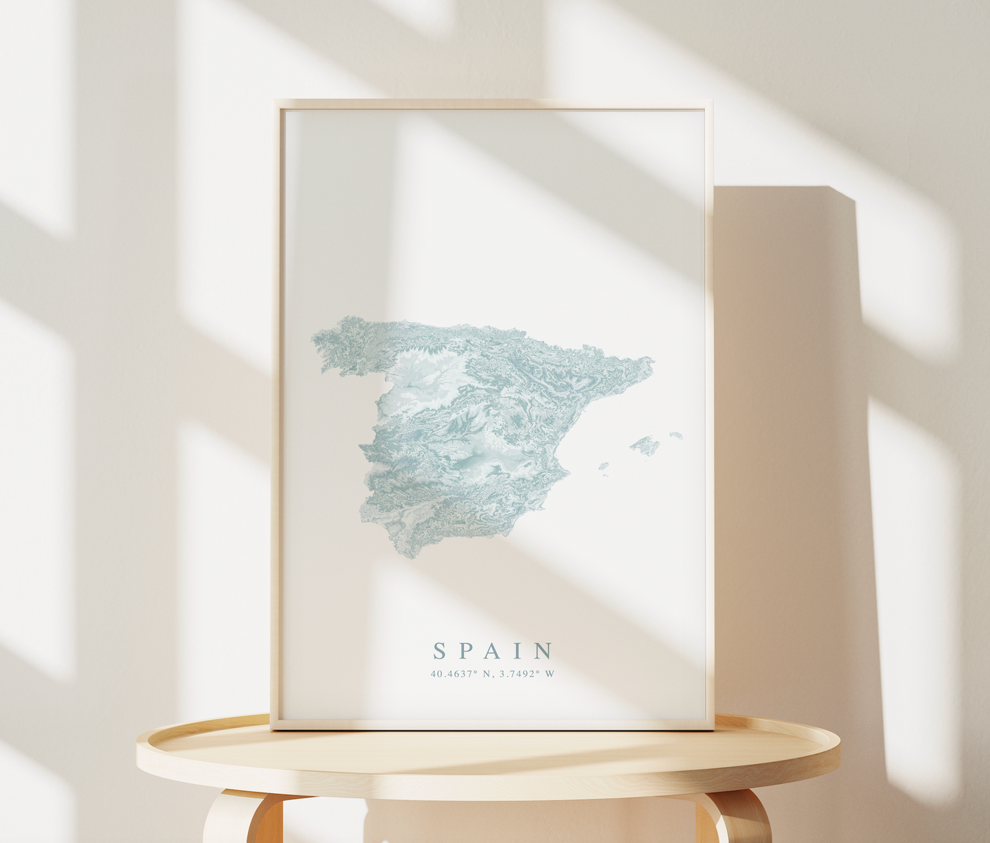 Spain Map Print