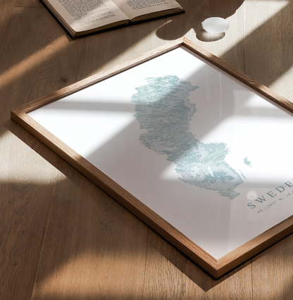 Sweden Map Print