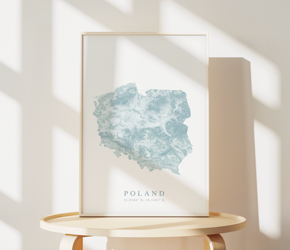 Poland Map Print