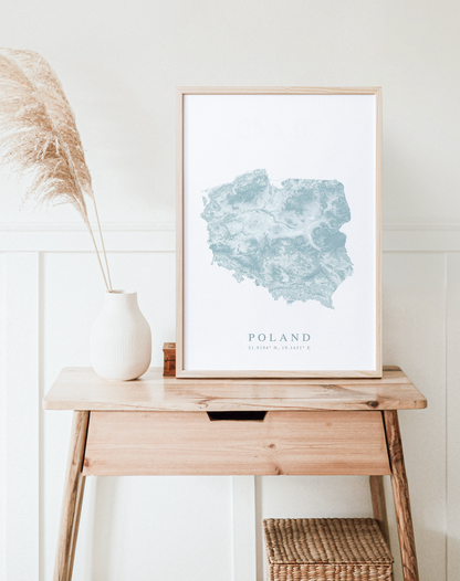 Poland Map Print