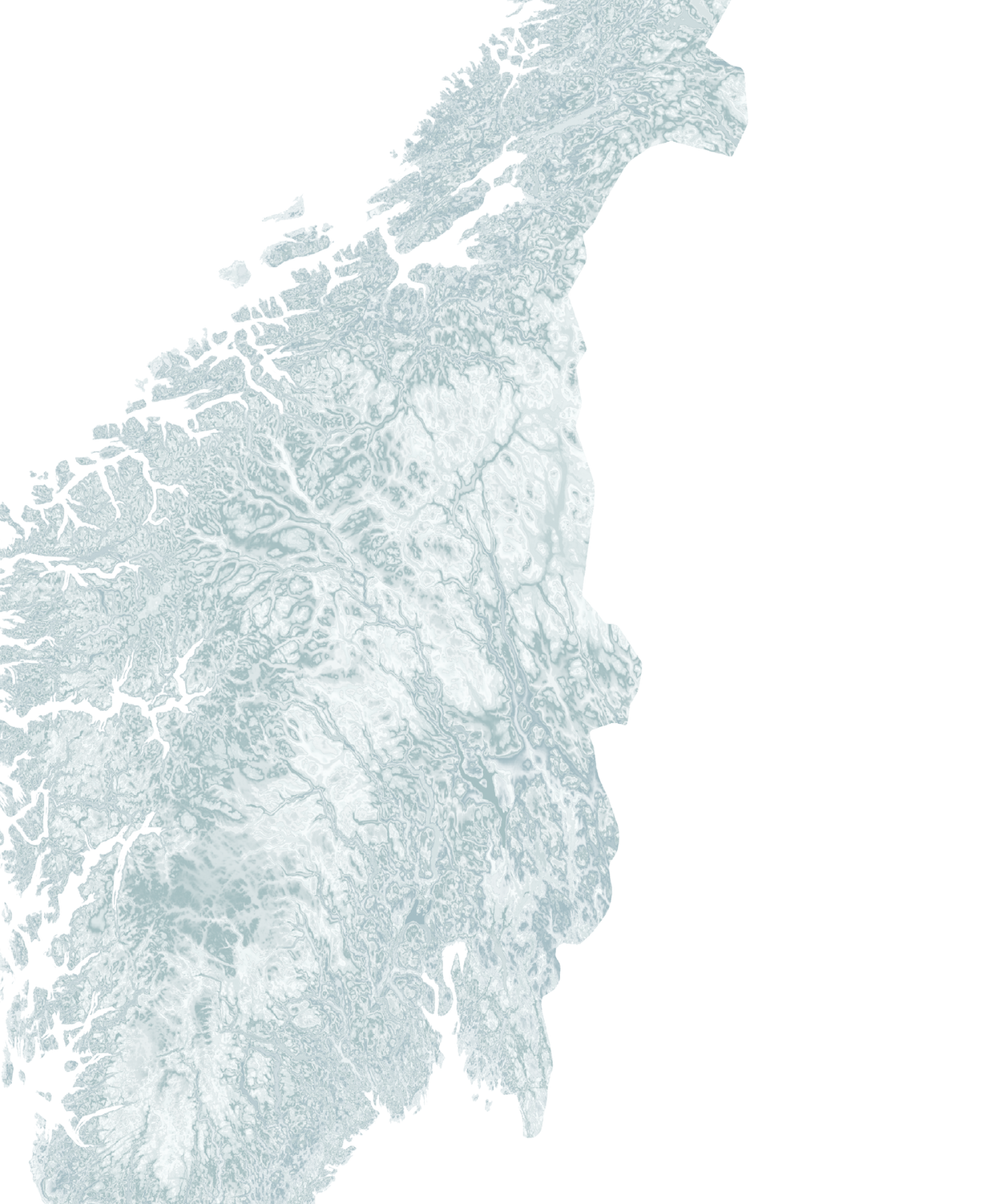 Norway Map Print