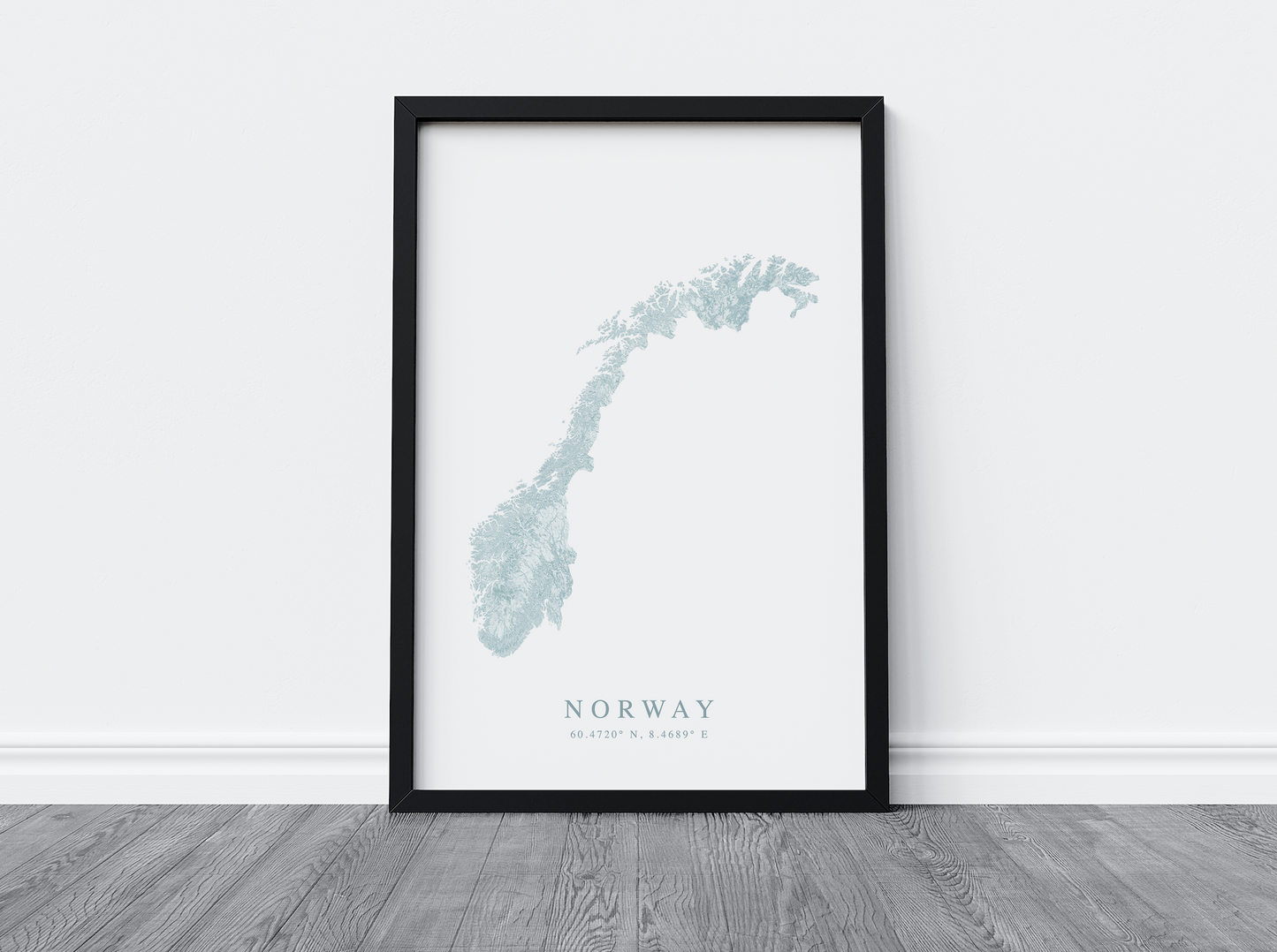 Norway Map Print